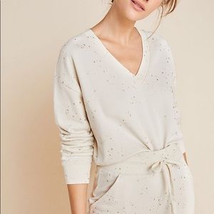 Anthropologie David Lerner Cropped Sweatshirt